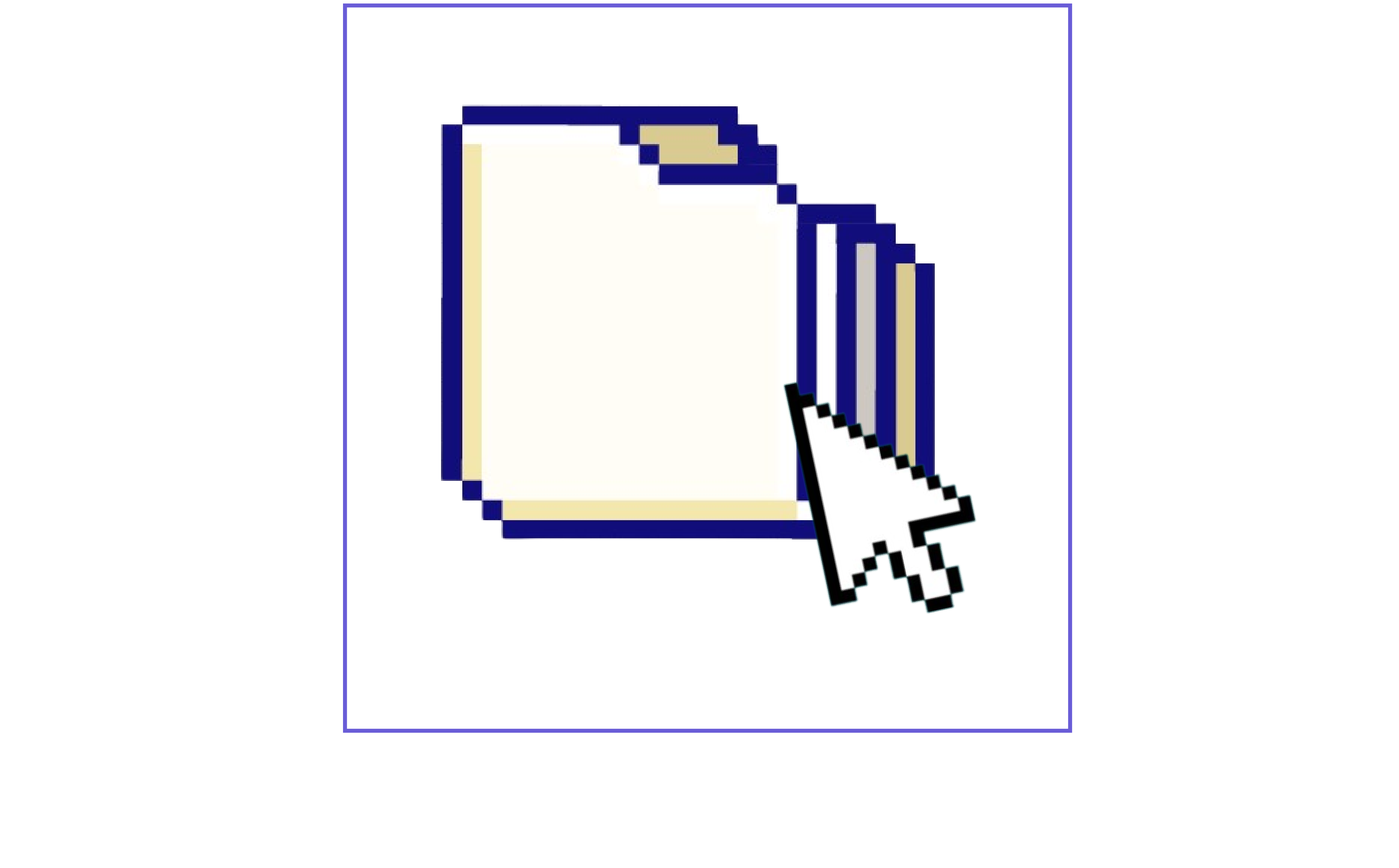 Dossier en pixel art menant vers la page de présentation du Murder Party